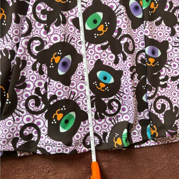 CowCow Black Cat Print Skater Dress – Sleeveless size xl - Picture 5 of 5